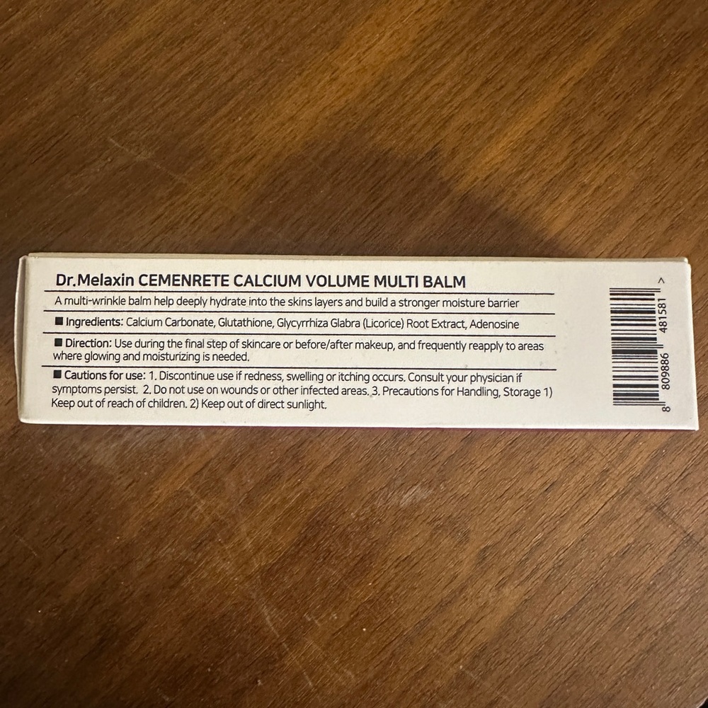 Dr. Melaxin Calcium Volume Multi Balm — Pink Moisturizer Stick - Picture 3 of 3